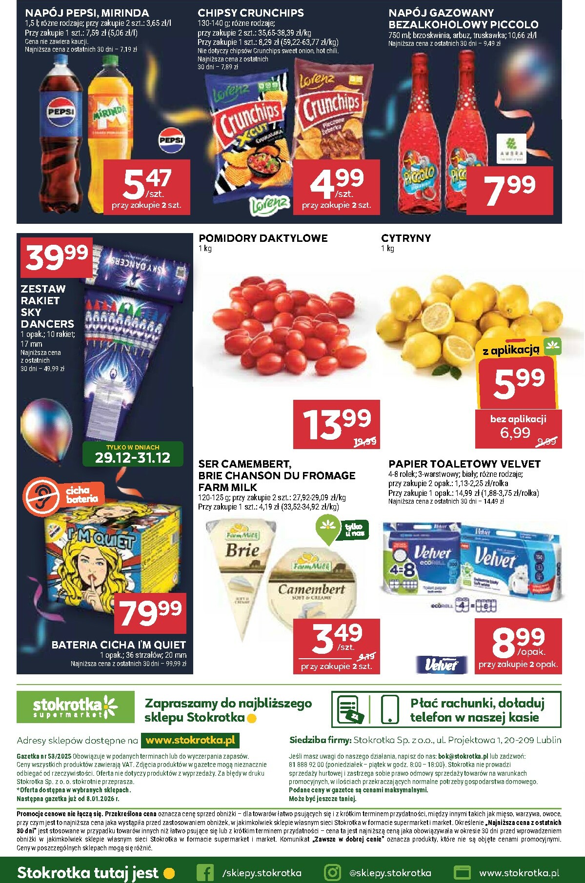 stokrotka - Gazetka Stokrotka - Supermarket - ważna od 29.12. do 07.01. - page: 43