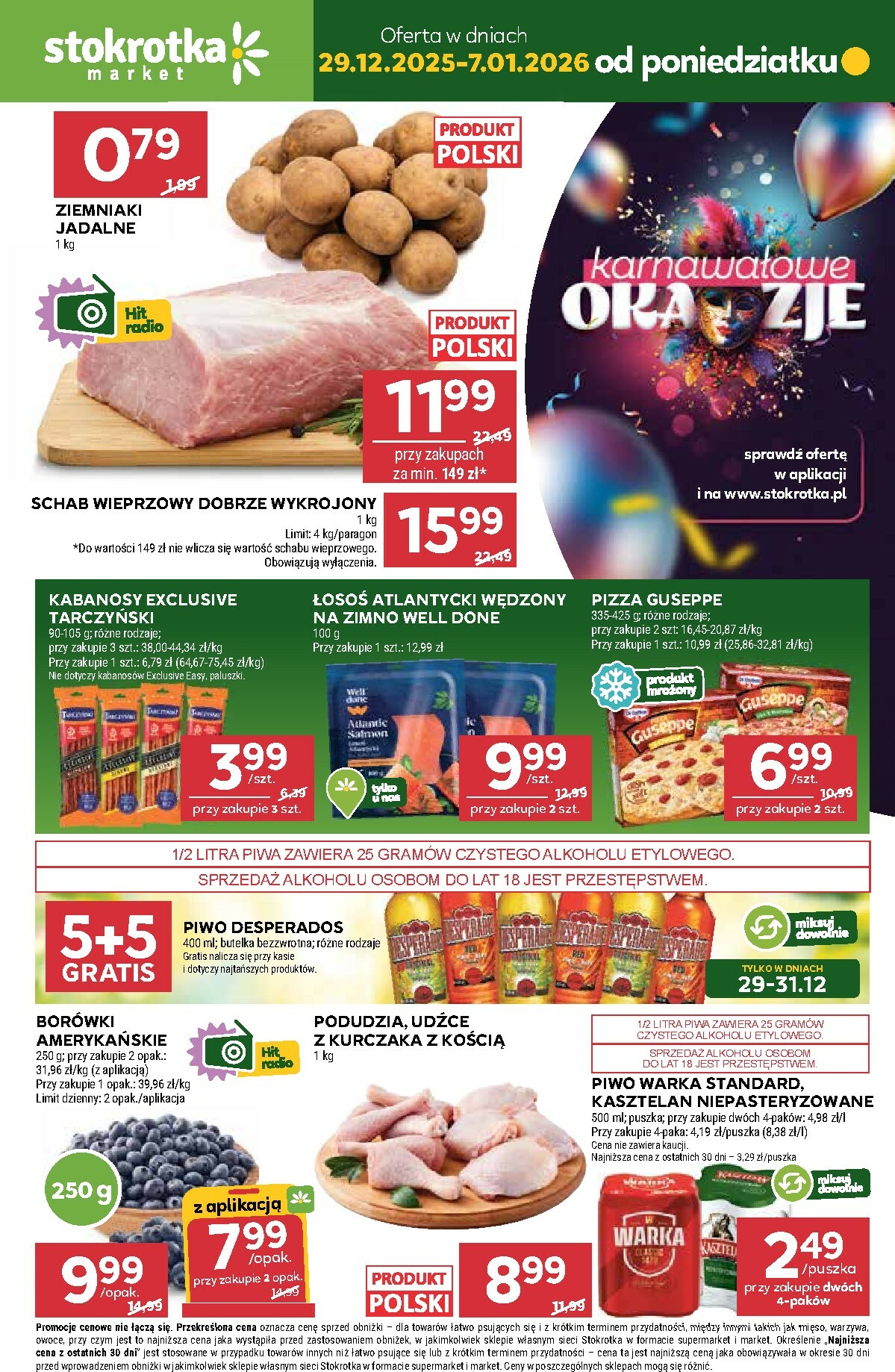 stokrotka - Gazetka Stokrotka - Market - ważna od 29.12. do 07.01.