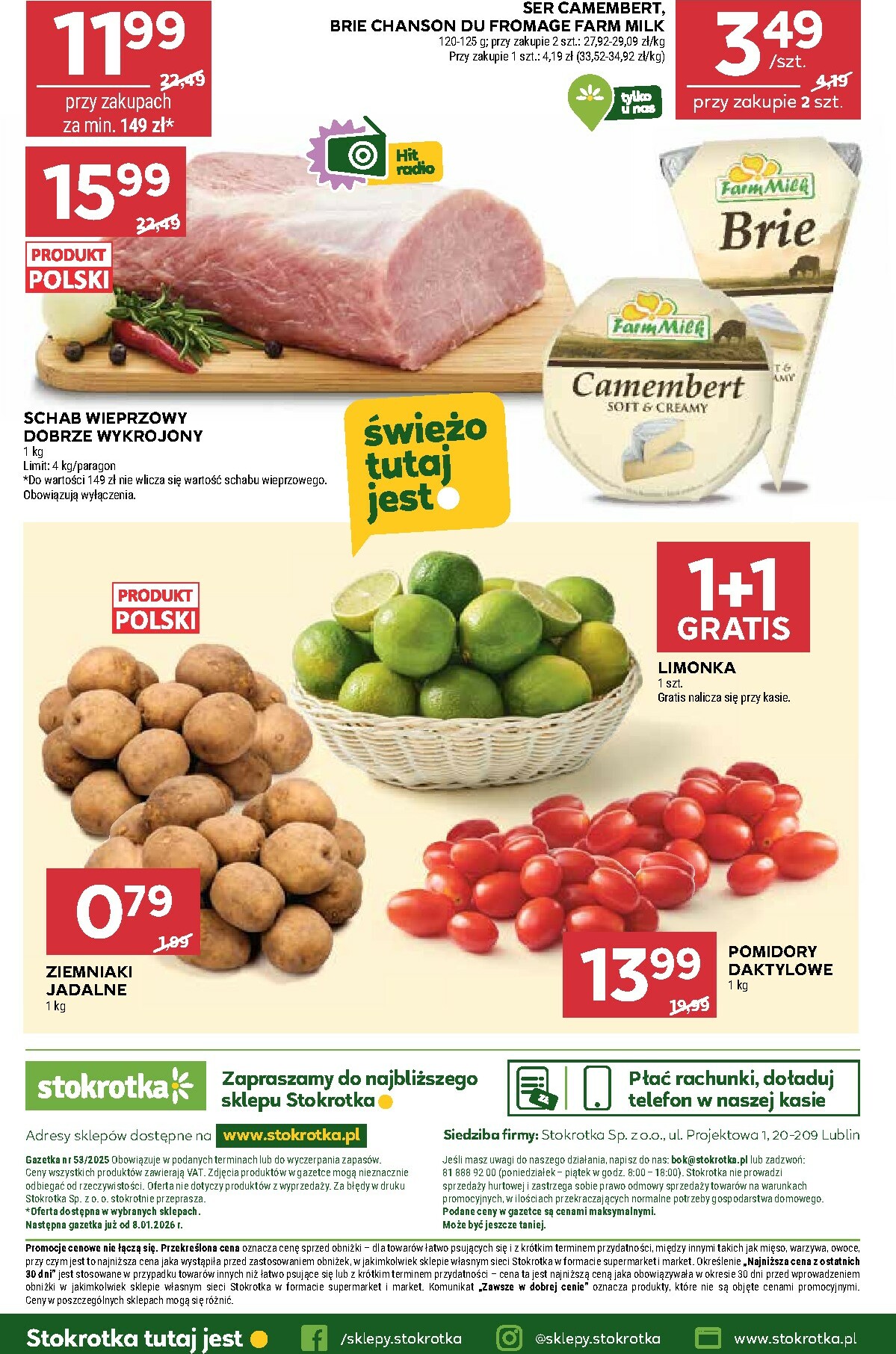 stokrotka - Gazetka Stokrotka - Supermarket - ważna od 05.01. do 07.01. - page: 20