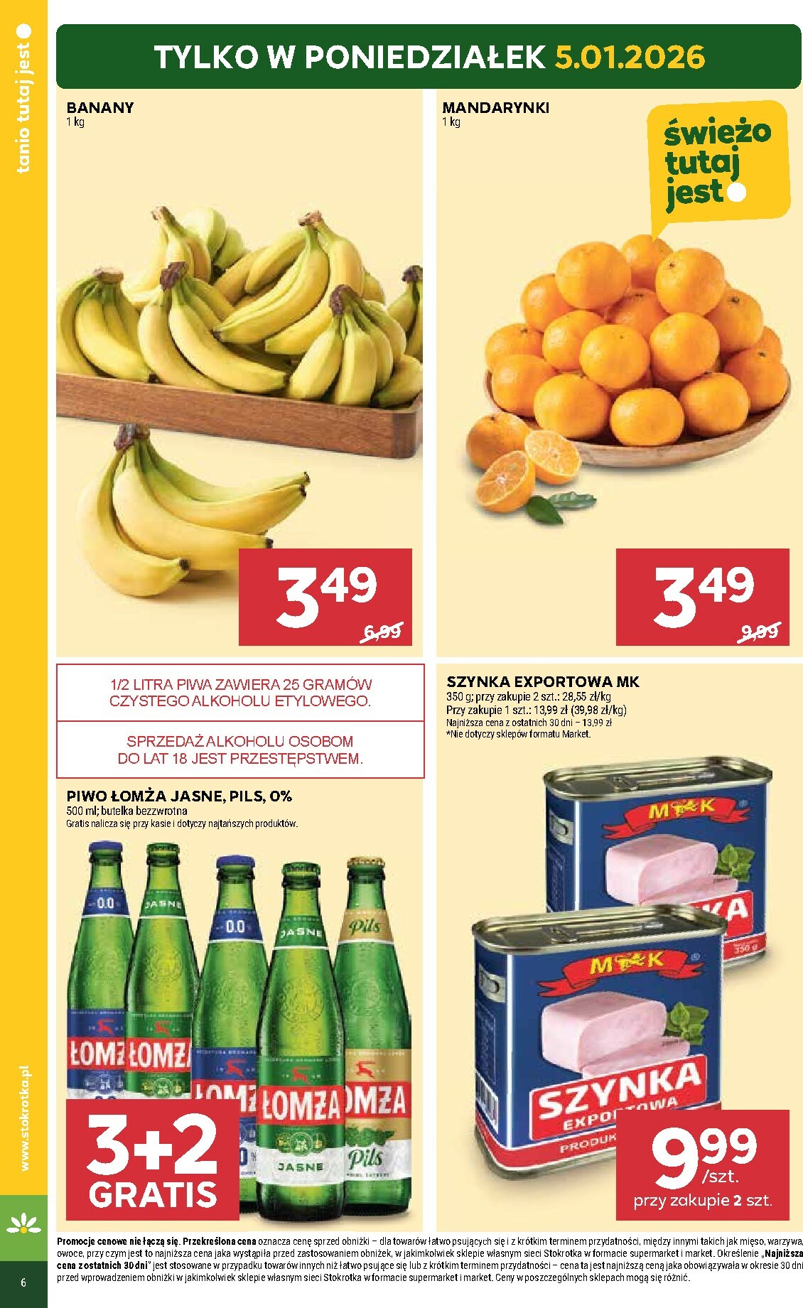 stokrotka - Gazetka Stokrotka - Supermarket - ważna od 05.01. do 07.01. - page: 6