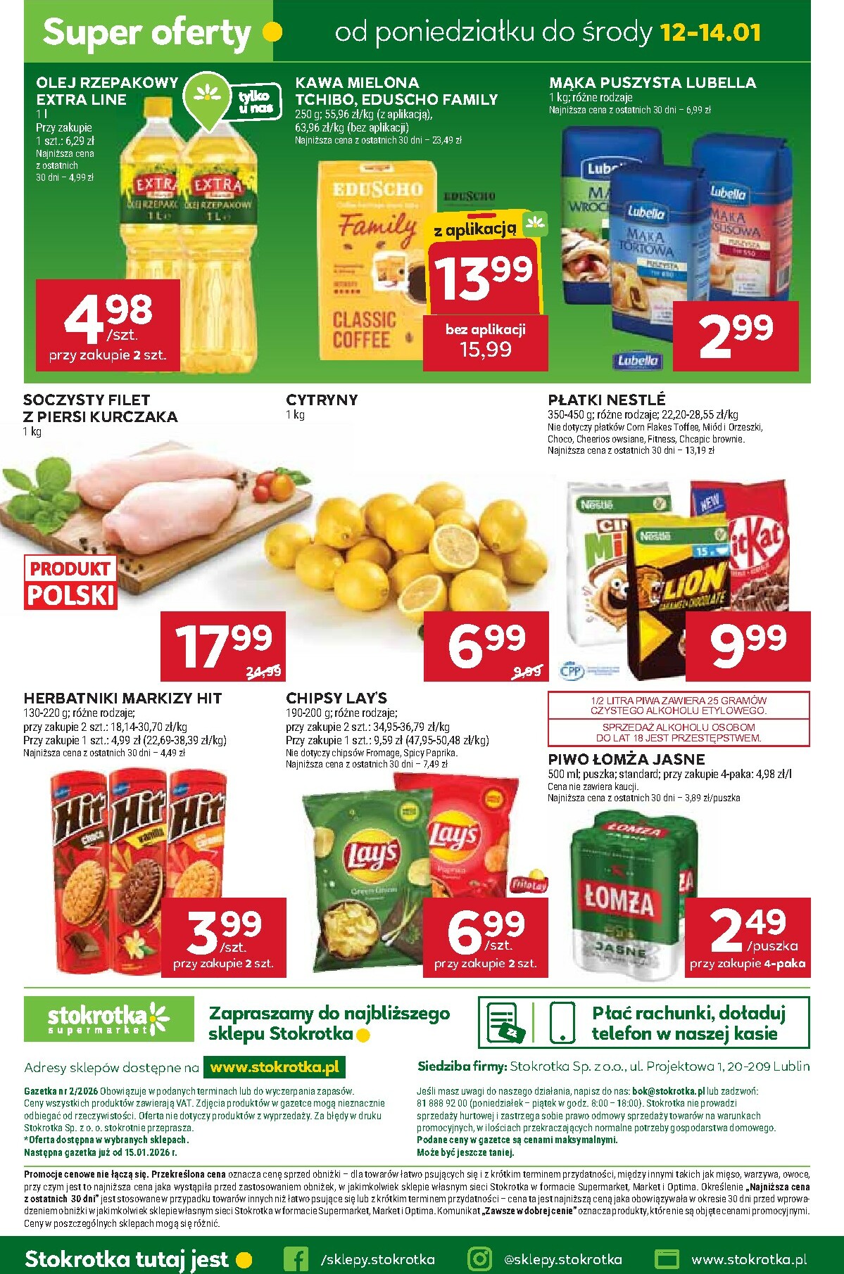 stokrotka - Gazetka Stokrotka - Supermarket - ważna od 08.01. do 14.01. - page: 30