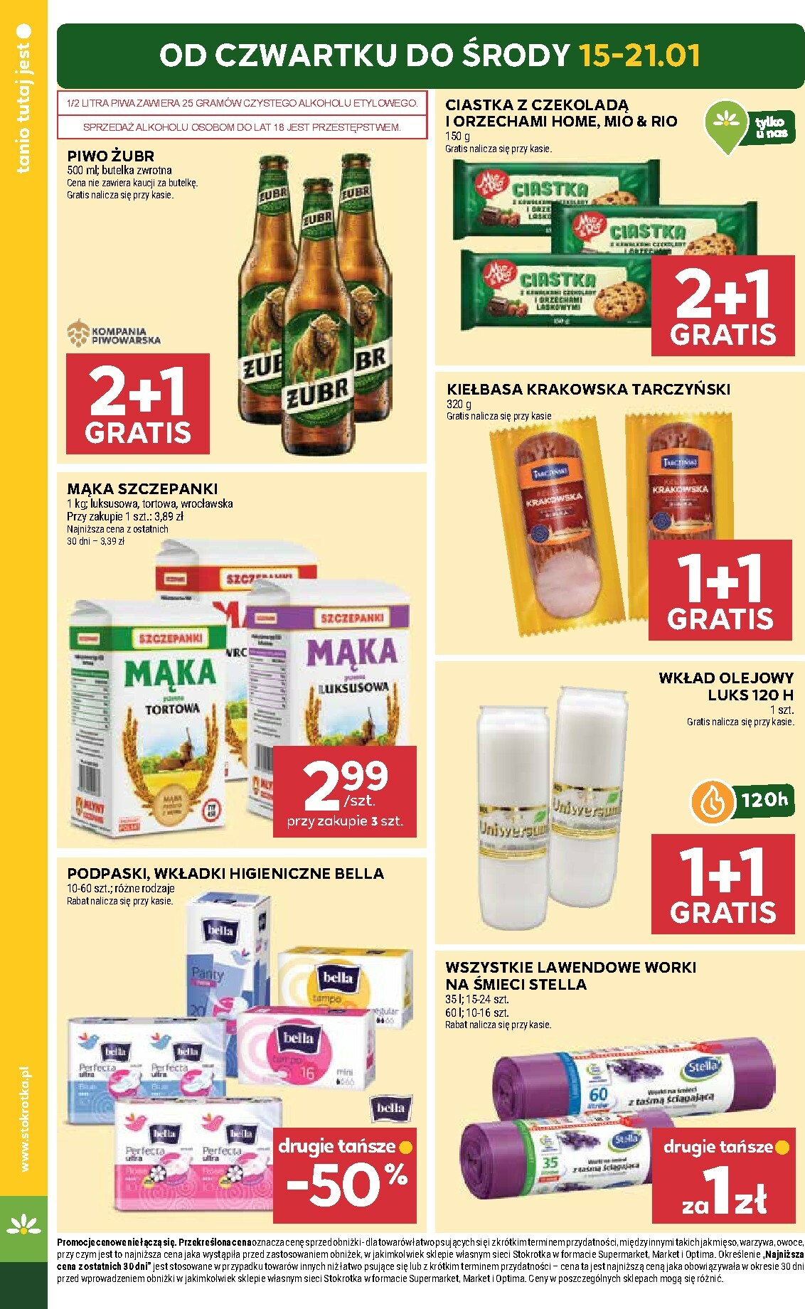 stokrotka - Gazetka Stokrotka - Supermarket - ważna od 15.01. do 21.01. - page: 4