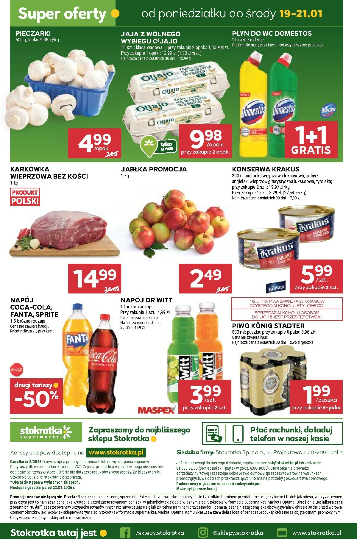 stokrotka - Gazetka Stokrotka - Supermarket - ważna od 15.01. do 21.01. - page: 30