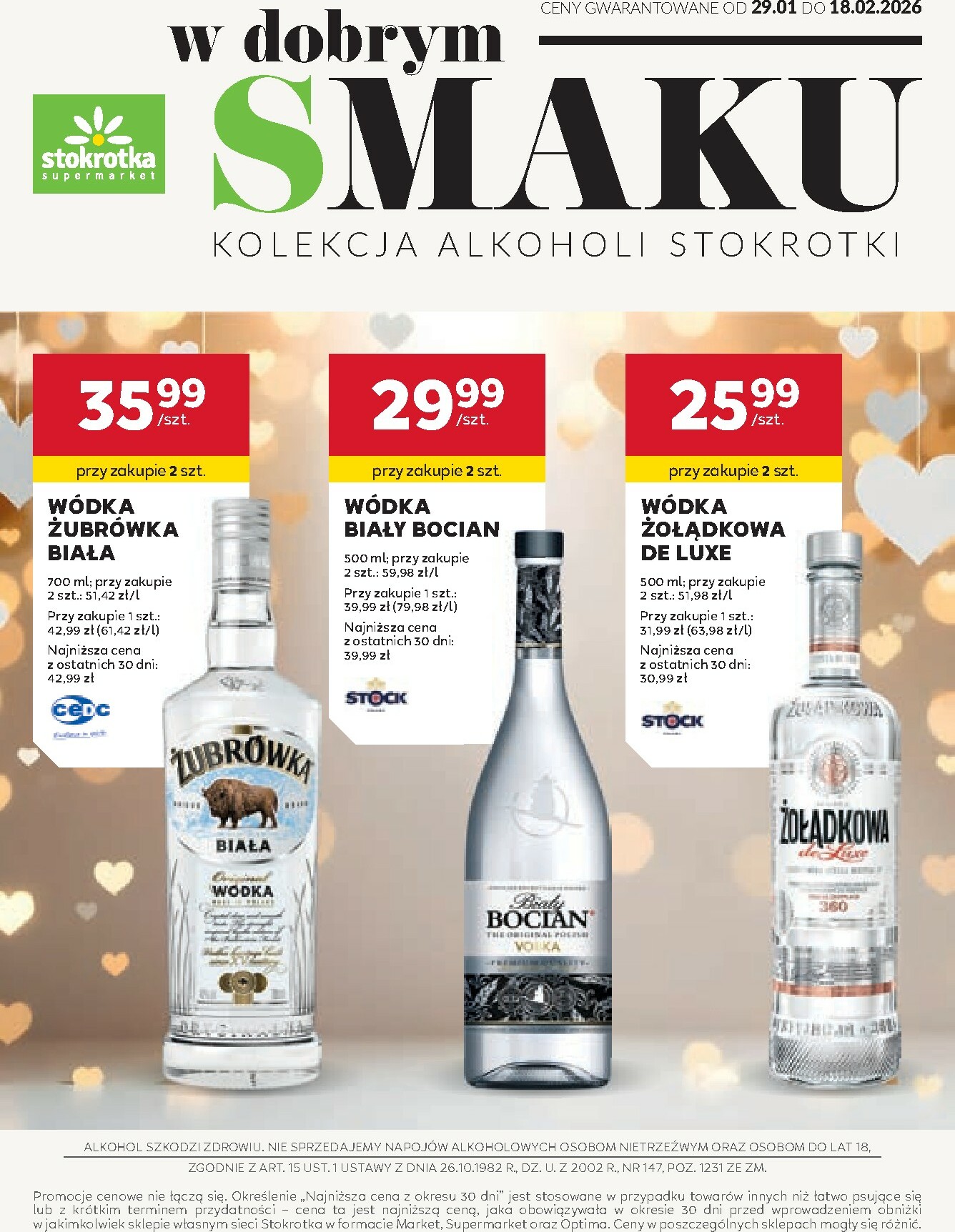 stokrotka - Gazetka Stokrotka - W dobrym smaku! - ważna od 29.01. do 18.02. - page: 1