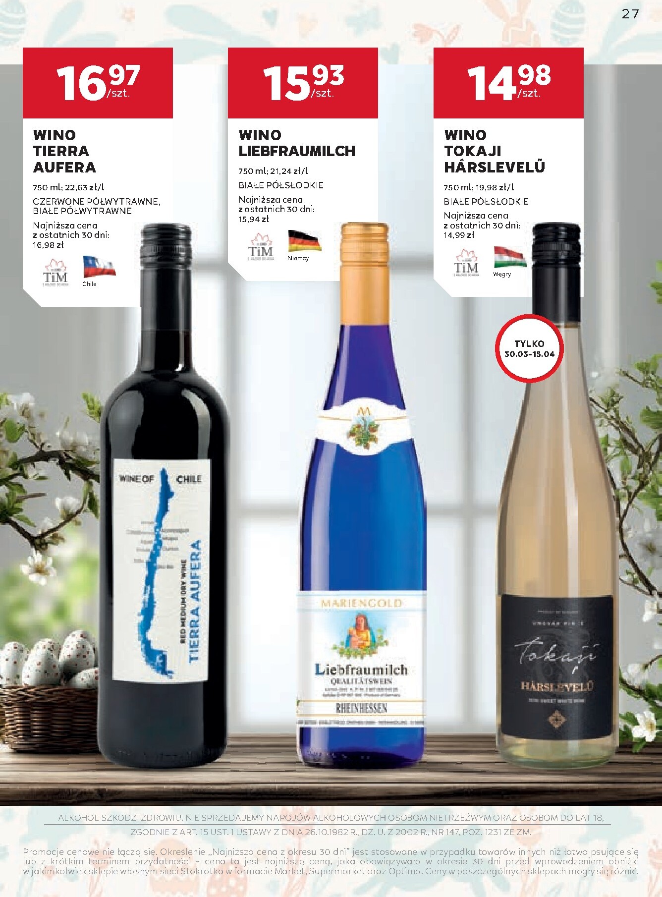 stokrotka - Gazetka Stokrotka - W dobrym smaku! - ważna od 19.03.2026 do 15.04.2026 - page: 27