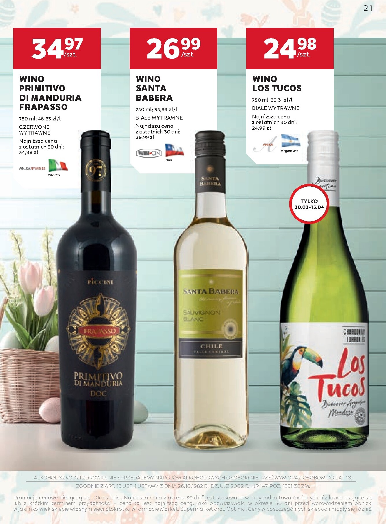 stokrotka - Gazetka Stokrotka - W dobrym smaku! - ważna od 19.03.2026 do 15.04.2026 - page: 21