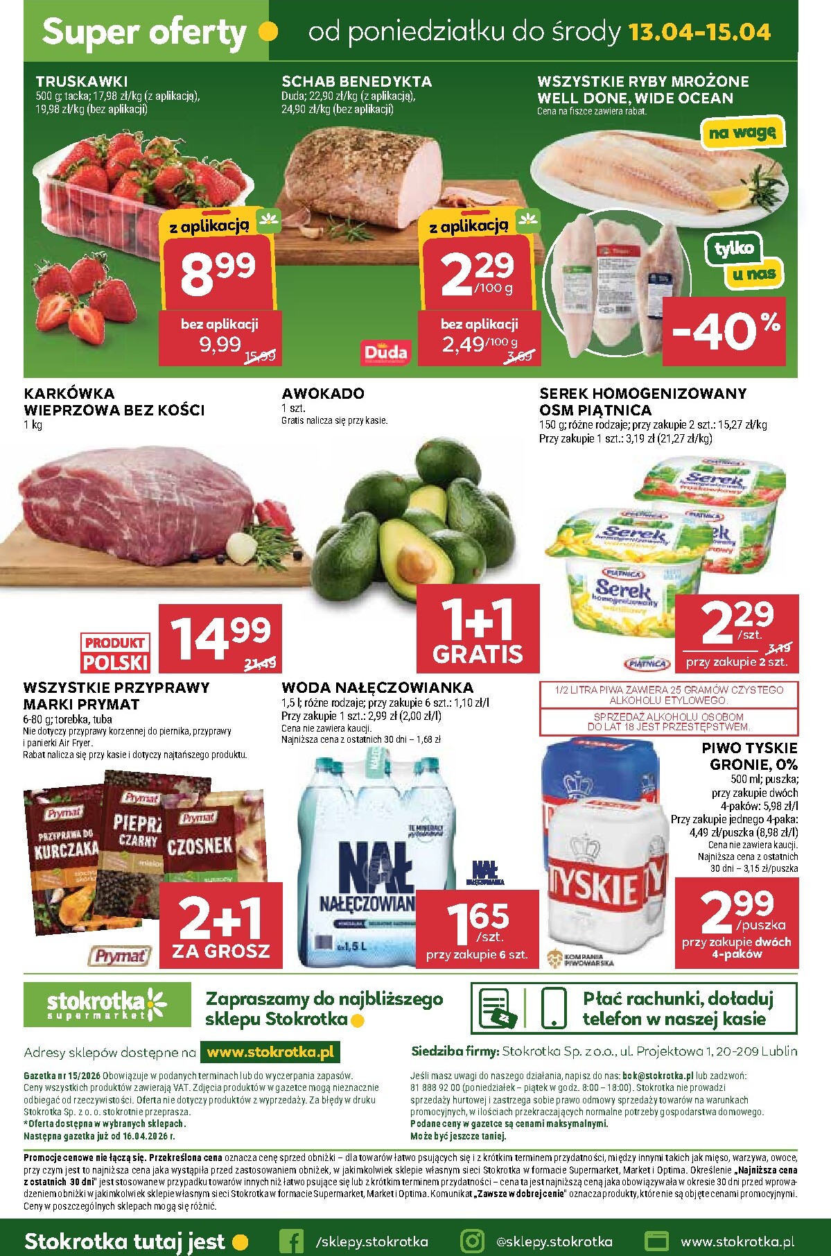 stokrotka - Nowa gazetka Stokrotka - Supermarket ważna od 09.04.2026 do 15.04.2026 - page: 40
