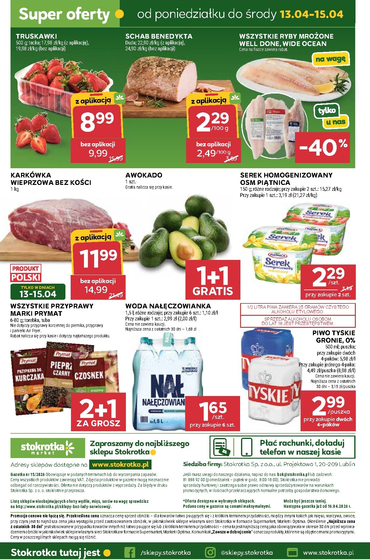 stokrotka - Aktualna gazetka Stokrotka - Market ważna od 09.04.2026 do 15.04.2026 - page: 45