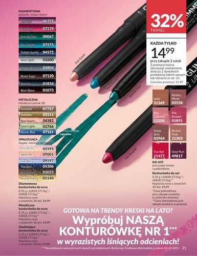 avon - Aktualna gazetka Avon ważna od 01.06.2026 do 30.06.2026 - page: 21