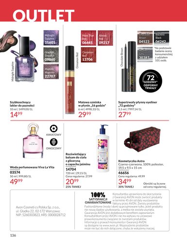 avon - Aktualna gazetka Avon ważna od 01.06.2026 do 30.06.2026 - page: 136