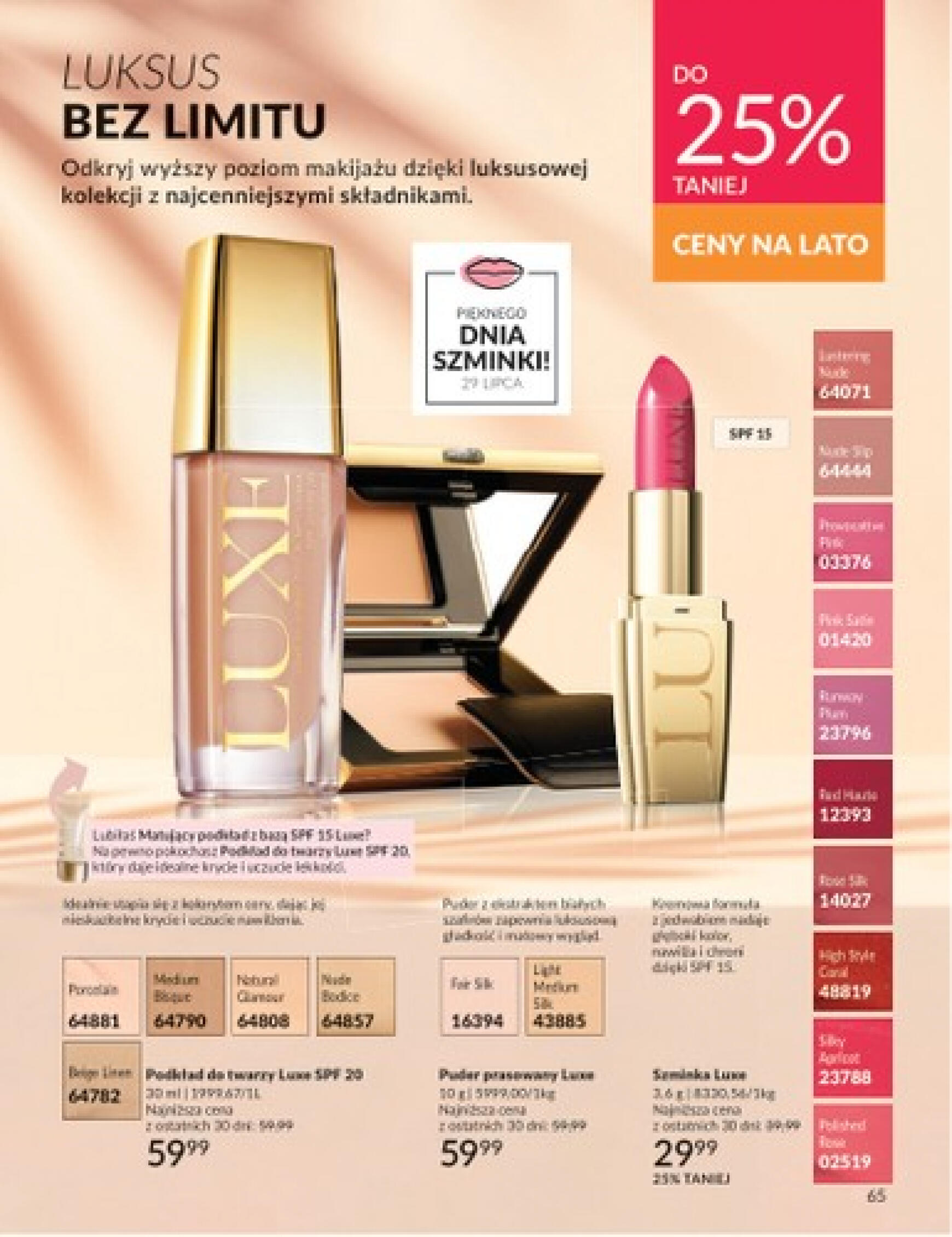 avon - Avon gazetka aktualna ważna od 01.07. - 31.07. - page: 65