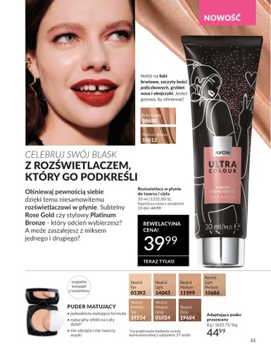 avon - Avon gazetka ważna od 01.01. - 31.01. - page: 61