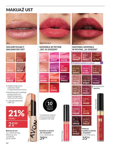 avon - Avon gazetka gazetka ważna od 01.06. - 30.06. - page: 62 avon - Avon gazetka gazetka ważna od 01.06. - 30.06. - page: 62