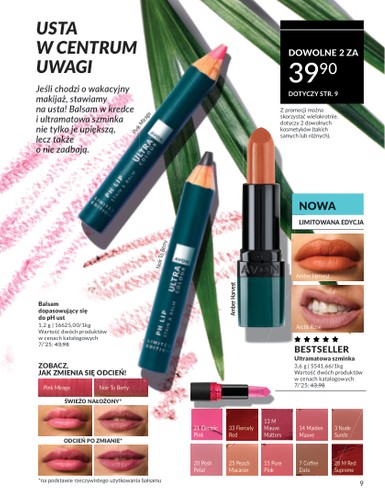 avon - Gazetka Avon - Wakacyjne inspiracje ważna od 01.07. - 31.07. - page: 9
