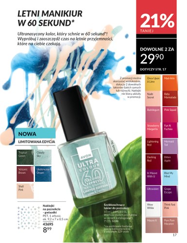 avon - Gazetka Avon - Wakacyjne inspiracje ważna od 01.07. - 31.07. - page: 17