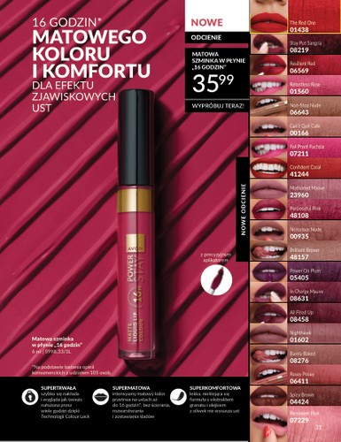 avon - Gazetka Avon ważna od 01.08. - 31.08. - page: 31 avon - Gazetka Avon ważna od 01.08. - 31.08. - page: 31