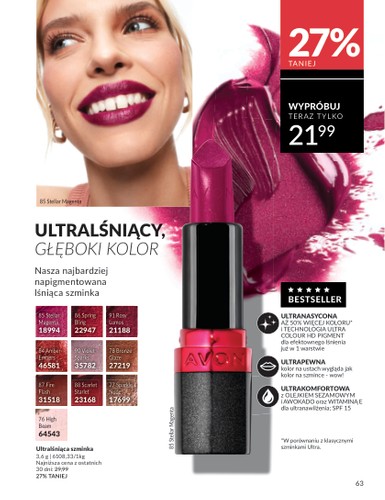 avon - Gazetka Avon ważna od 01.08. - 31.08. - page: 63 avon - Gazetka Avon ważna od 01.08. - 31.08. - page: 63