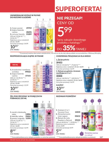 avon - Gazetka Avon ważna od 01.08. - 31.08. - page: 187 avon - Gazetka Avon ważna od 01.08. - 31.08. - page: 187