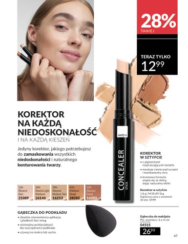 avon - Gazetka Avon - ważna od 01.09. do 30.09. - page: 47