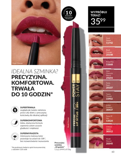 avon - Gazetka Avon - ważna od 01.09. do 30.09. - page: 63