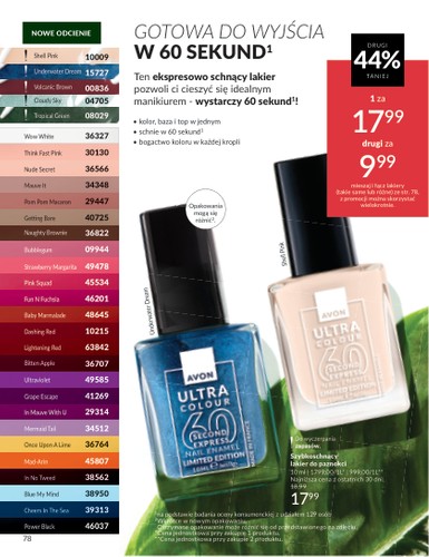 avon - Gazetka Avon - ważna od 01.09. do 30.09. - page: 78