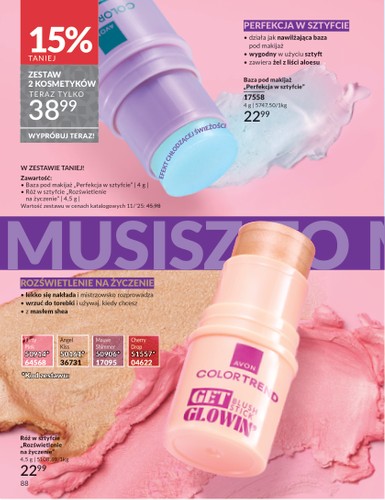 avon - Gazetka Avon - ważna od 01.11. do 30.11. - page: 88