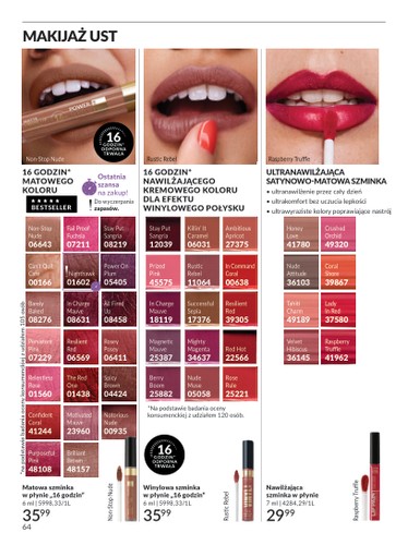 avon - Gazetka Avon - ważna od 01.11. do 30.11. - page: 64