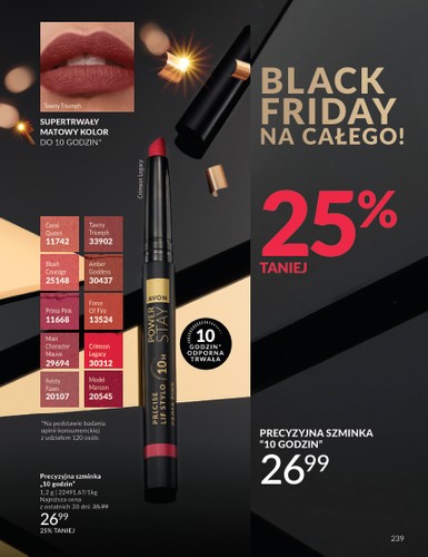 avon - Gazetka Avon - ważna od 01.11. do 30.11. - page: 239
