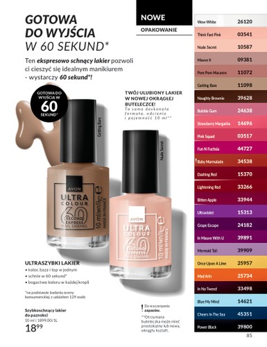 avon - Gazetka Avon - ważna od 01.11. do 30.11. - page: 85