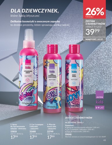 avon - Gazetka Avon - ważna od 01.11. do 30.11. - page: 43