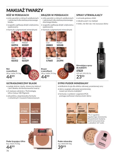 avon - Gazetka Avon - ważna od 01.11. do 30.11. - page: 74