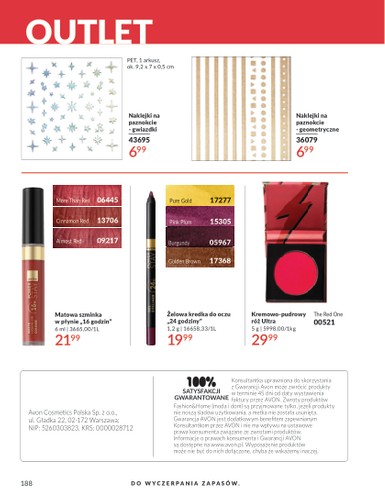avon - Gazetka Avon - ważna od 01.12. do 31.12. - page: 188