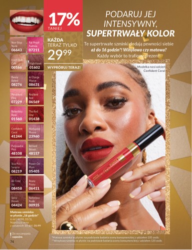 avon - Gazetka Avon - ważna od 01.12. do 31.12. - page: 74