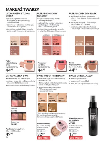 avon - Gazetka Avon - ważna od 01.12. do 31.12. - page: 84