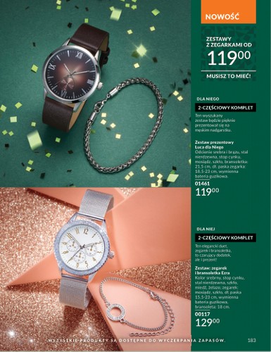 avon - Gazetka Avon - ważna od 01.12. do 31.12. - page: 183