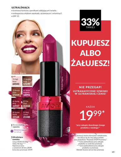 avon - Aktualna gazetka Avon ważna od 01.05.2026 do 31.05.2026 - page: 49
