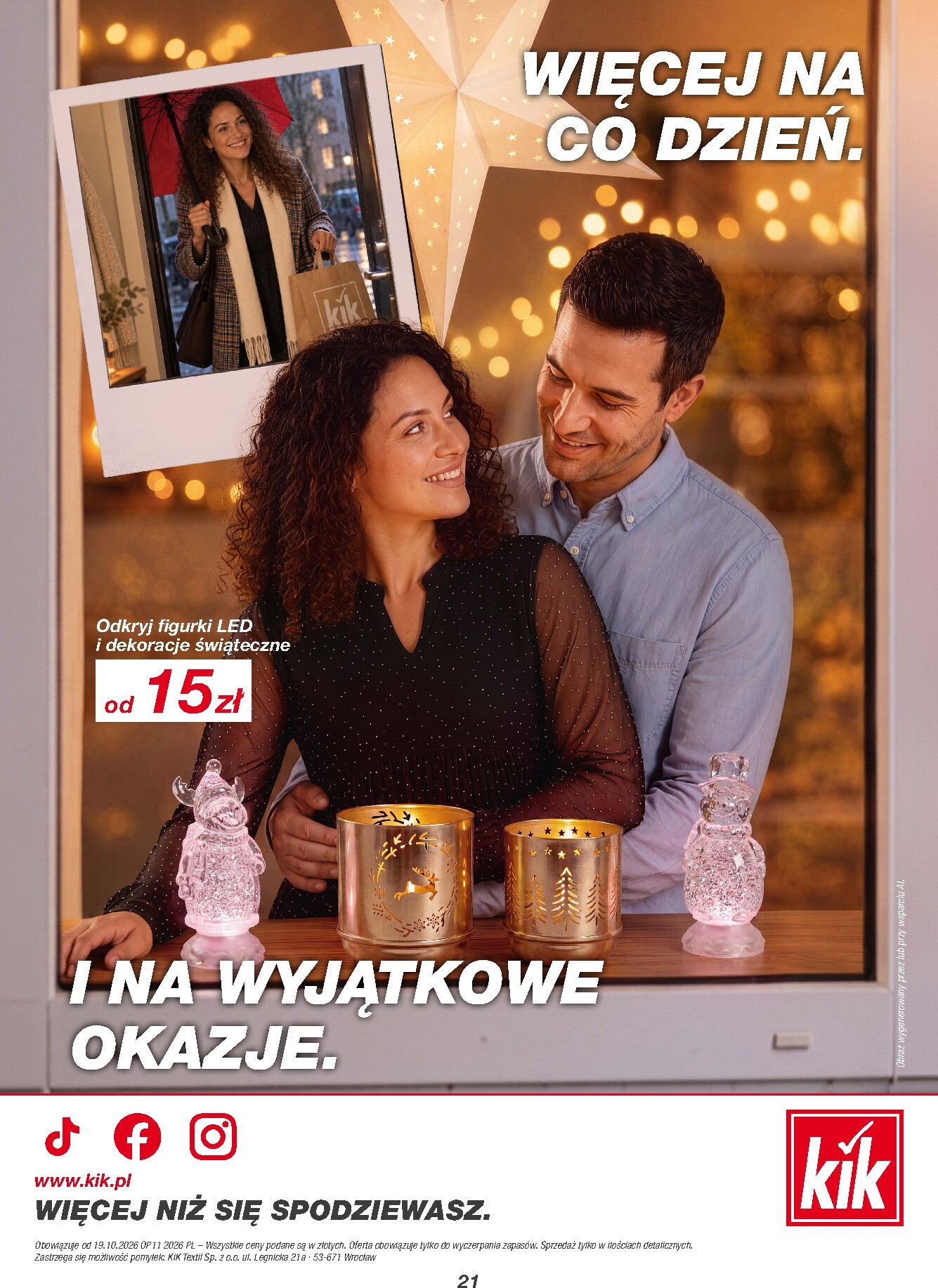 kik - Nowa gazetka KiK ważna od 19.10.2026 do 08.11.2026 - page: 21