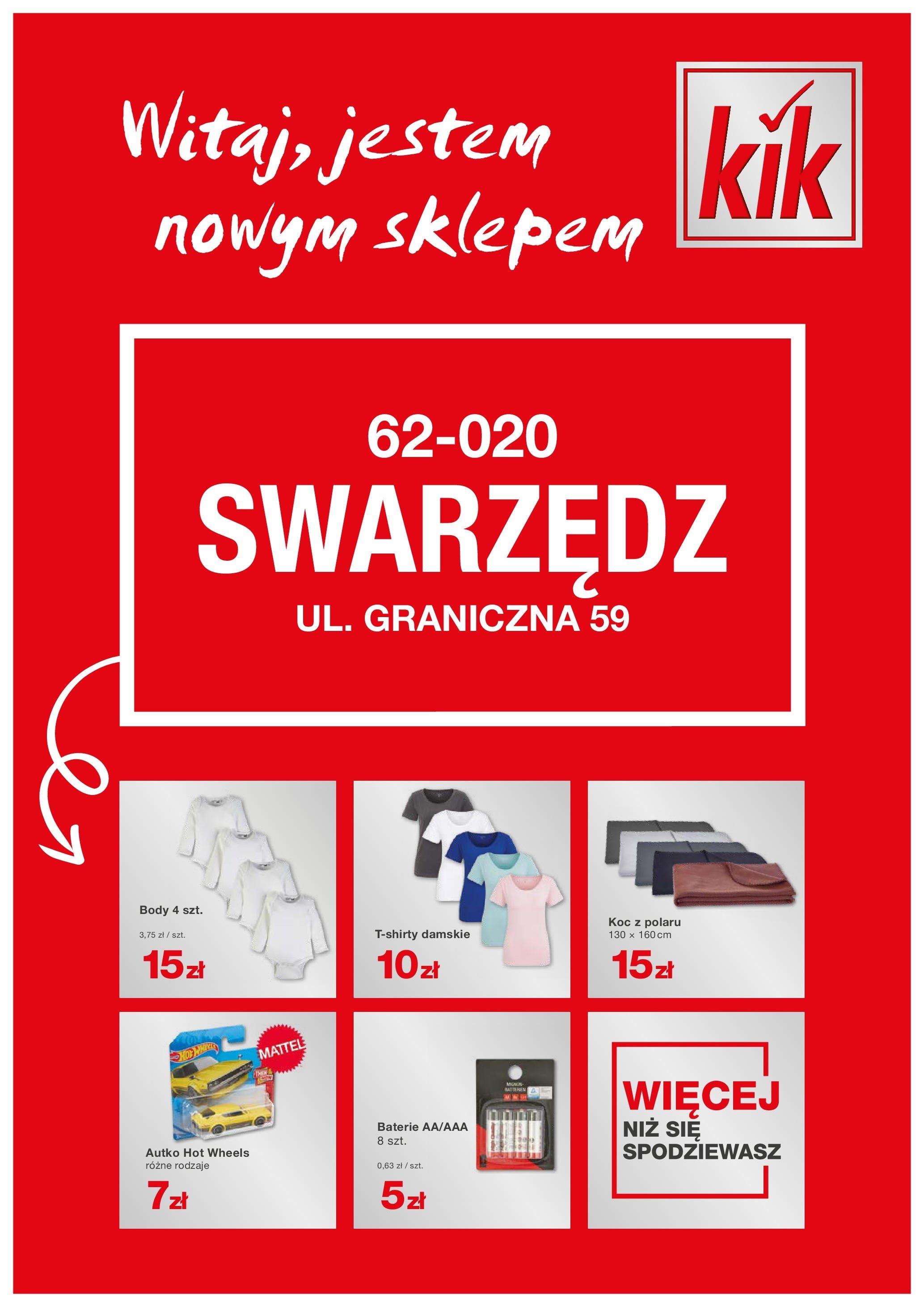 kik - Kik - Swarzędz gazetka ważna od 18.12. - 23.12.