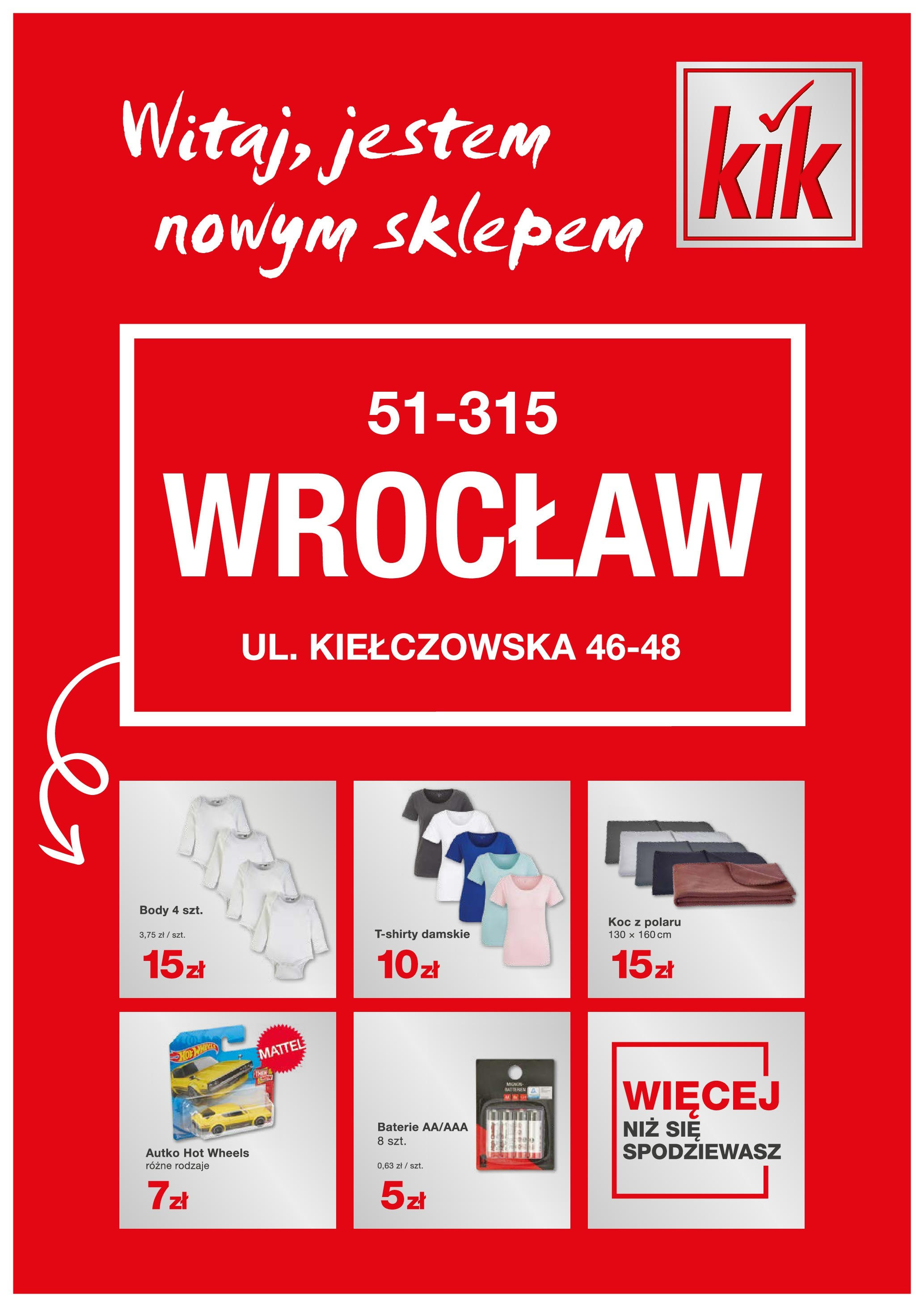 kik - Kik - Wrocław gazetka ważna od 08.01. - 13.01.