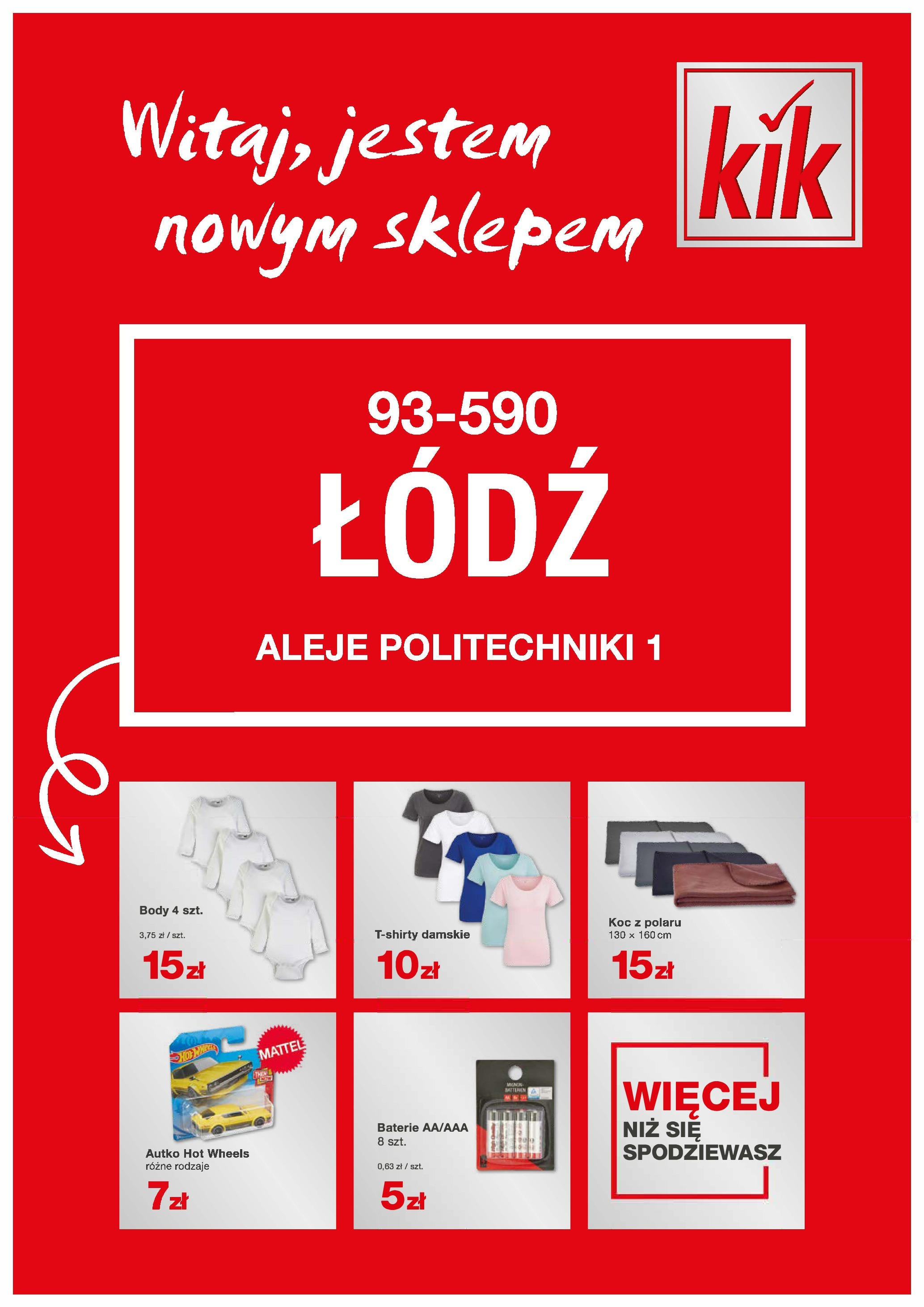 kik - Kik - Łódź gazetka ważna od 19.01. - 24.01.