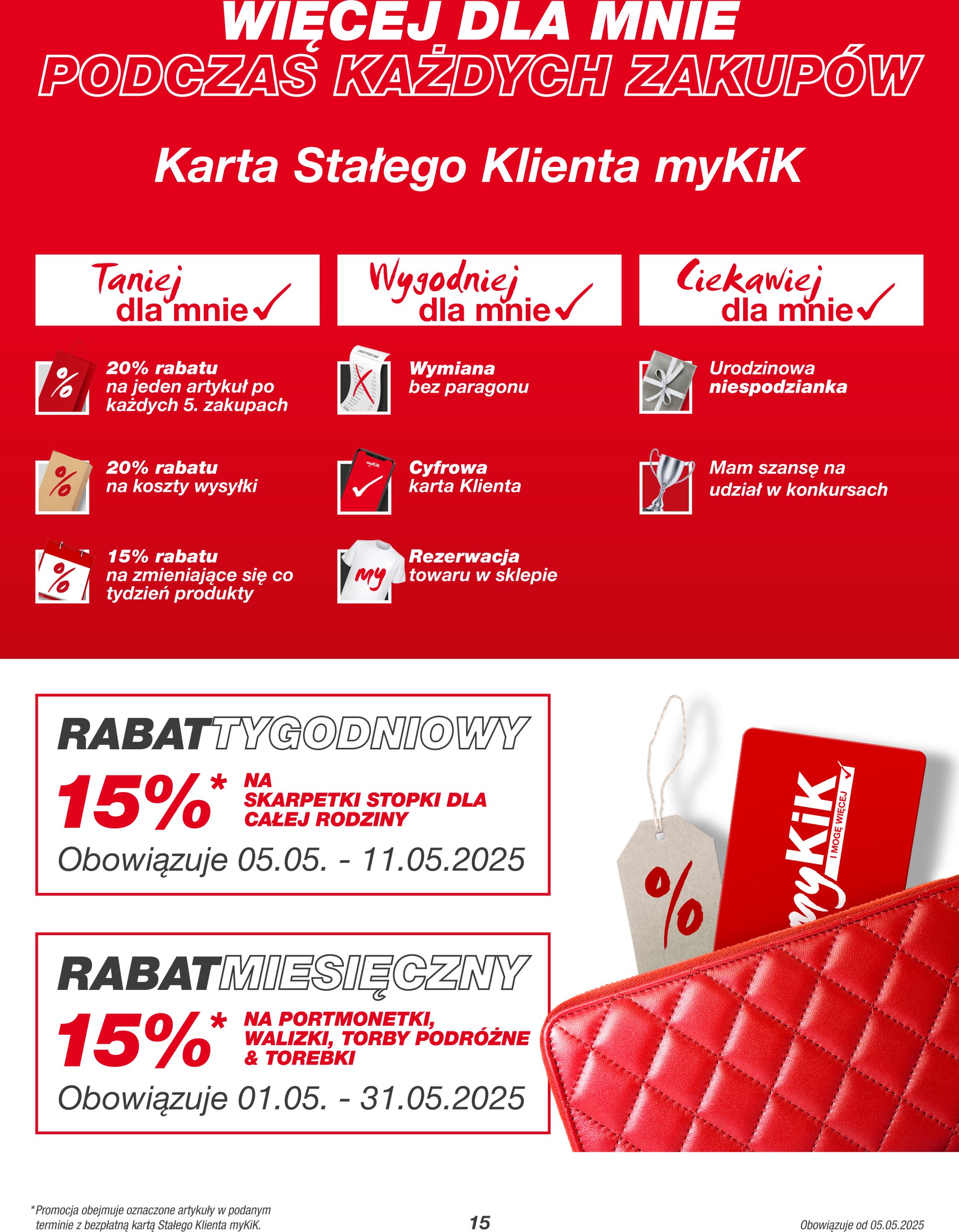 kik - Kik gazetka ważna od 05.05. - 01.06. - page: 15