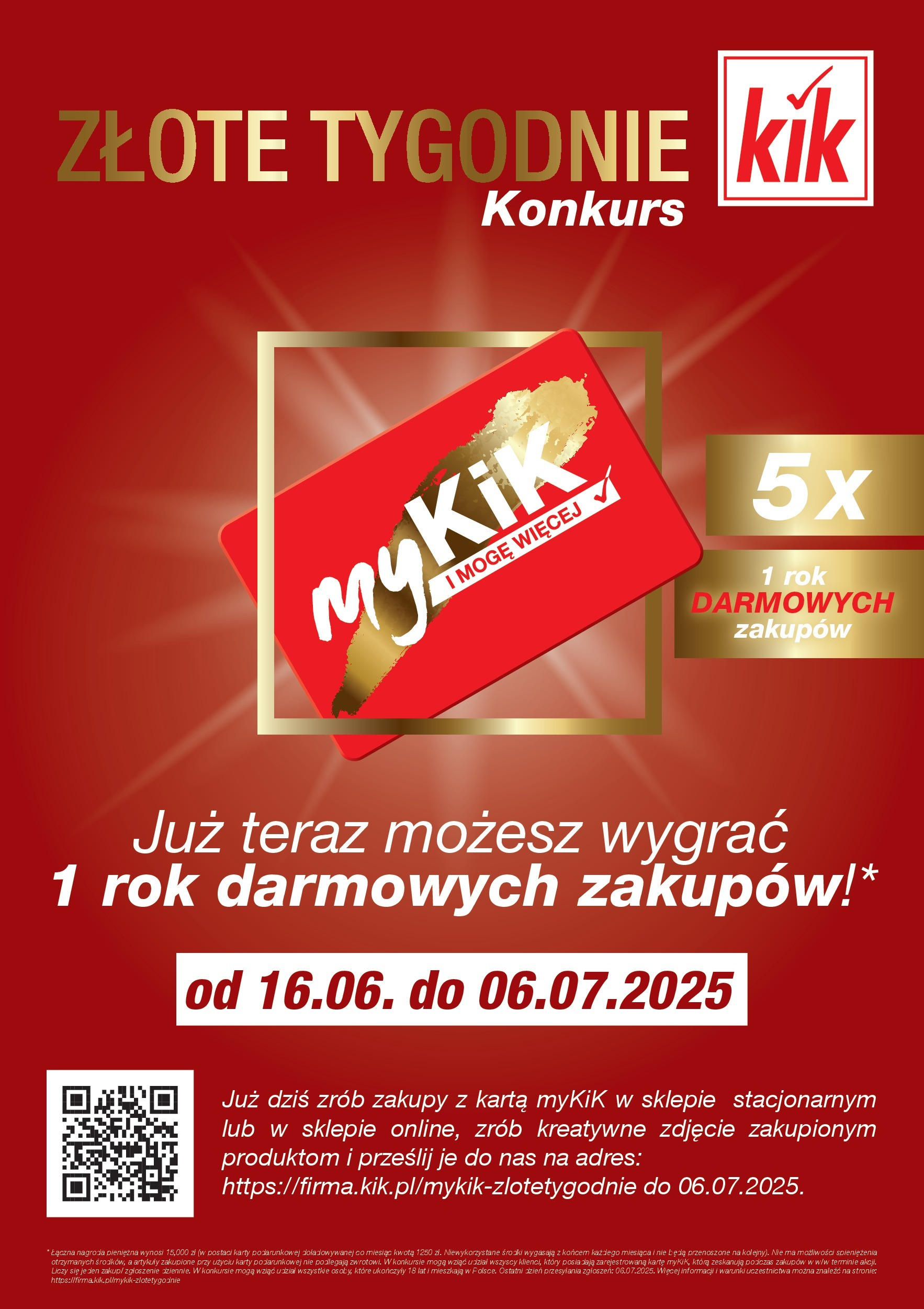 kik - Gazetka Kik - Złote tygodnie ważna od 16.06. - 06.07.