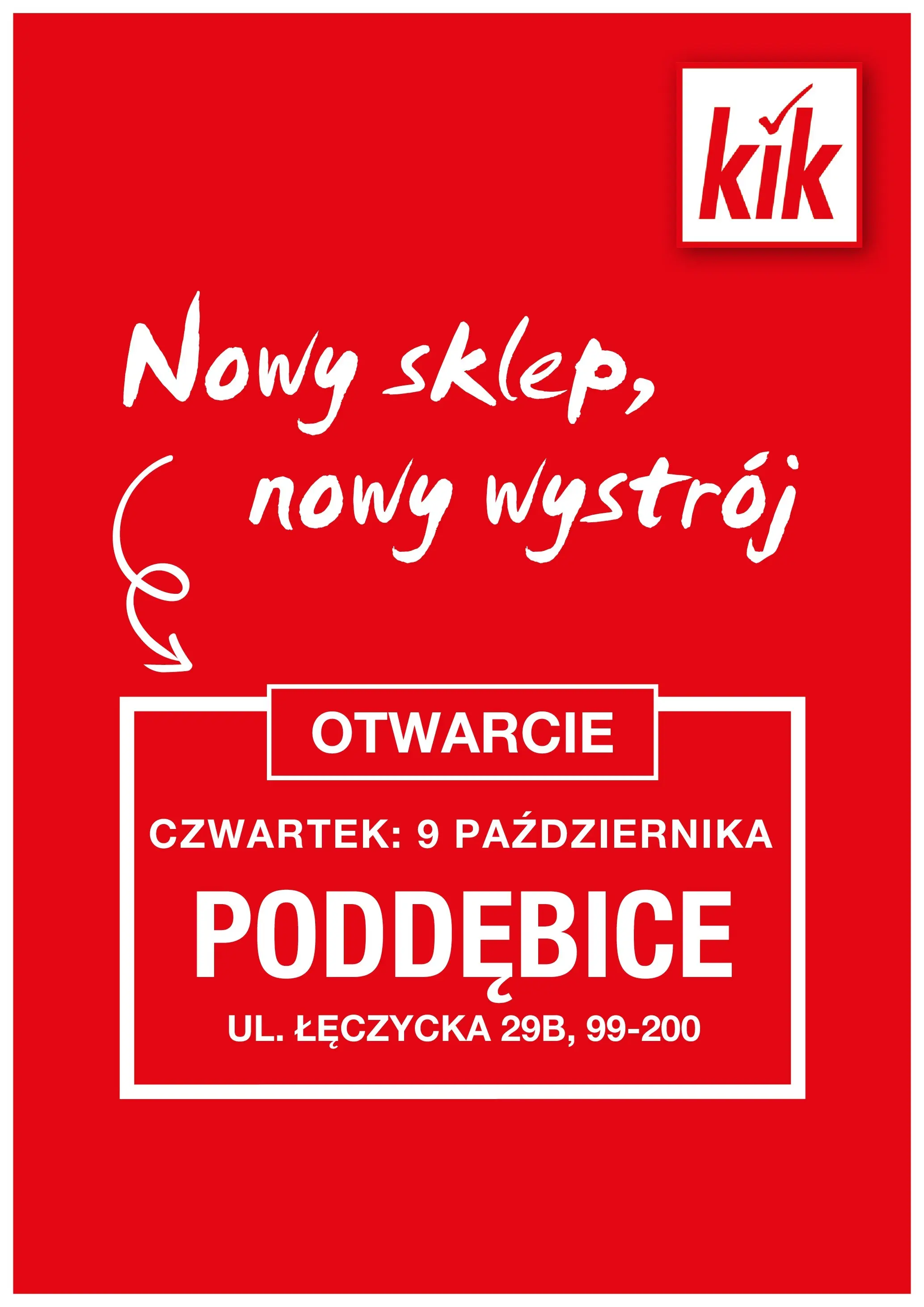 kik - Gazetka Kik - Poddebice - ważna od 09.10. do 09.10. - page: 1