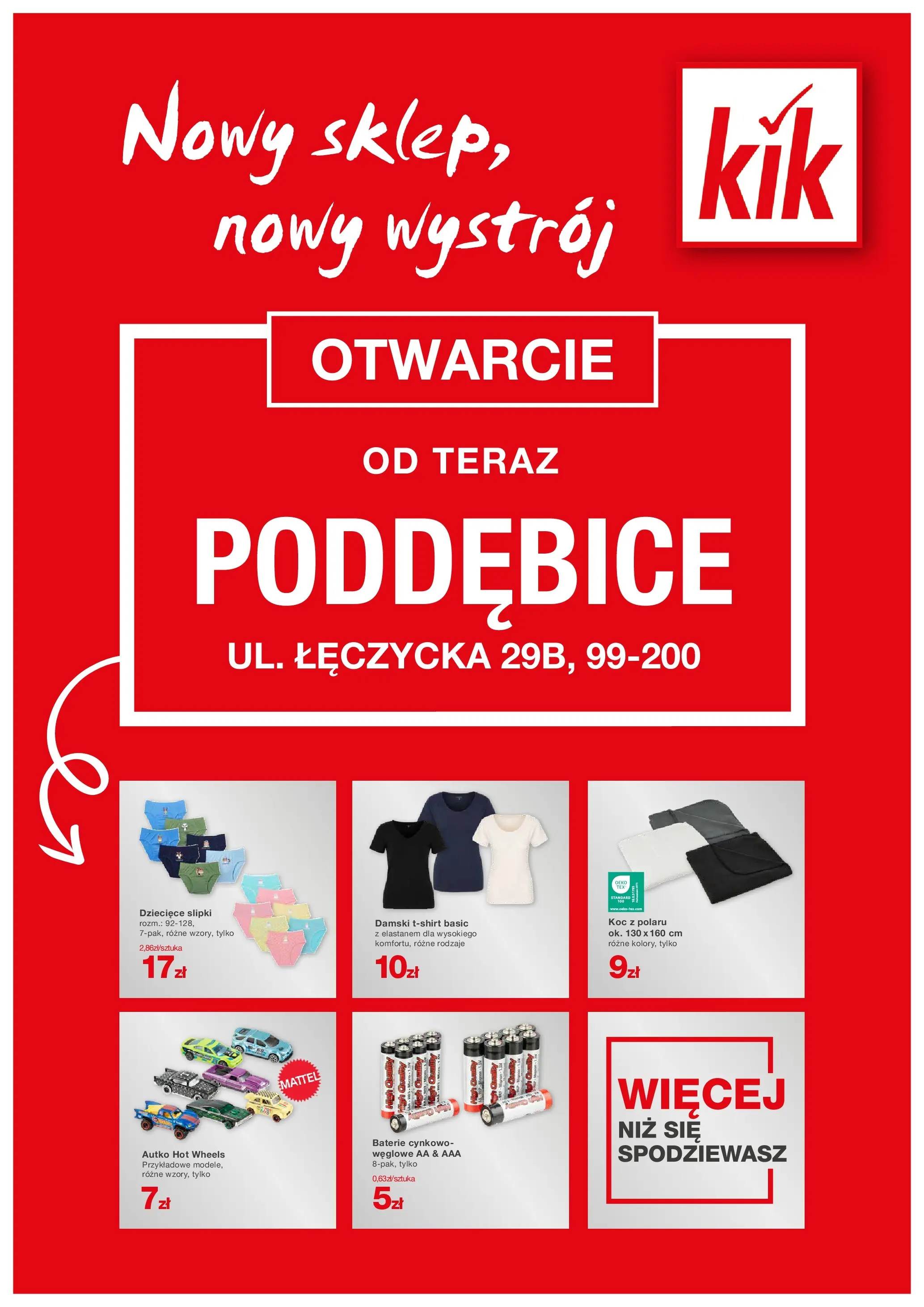 kik - Gazetka Kik - Poddebice - ważna od 10.10. do 12.10.