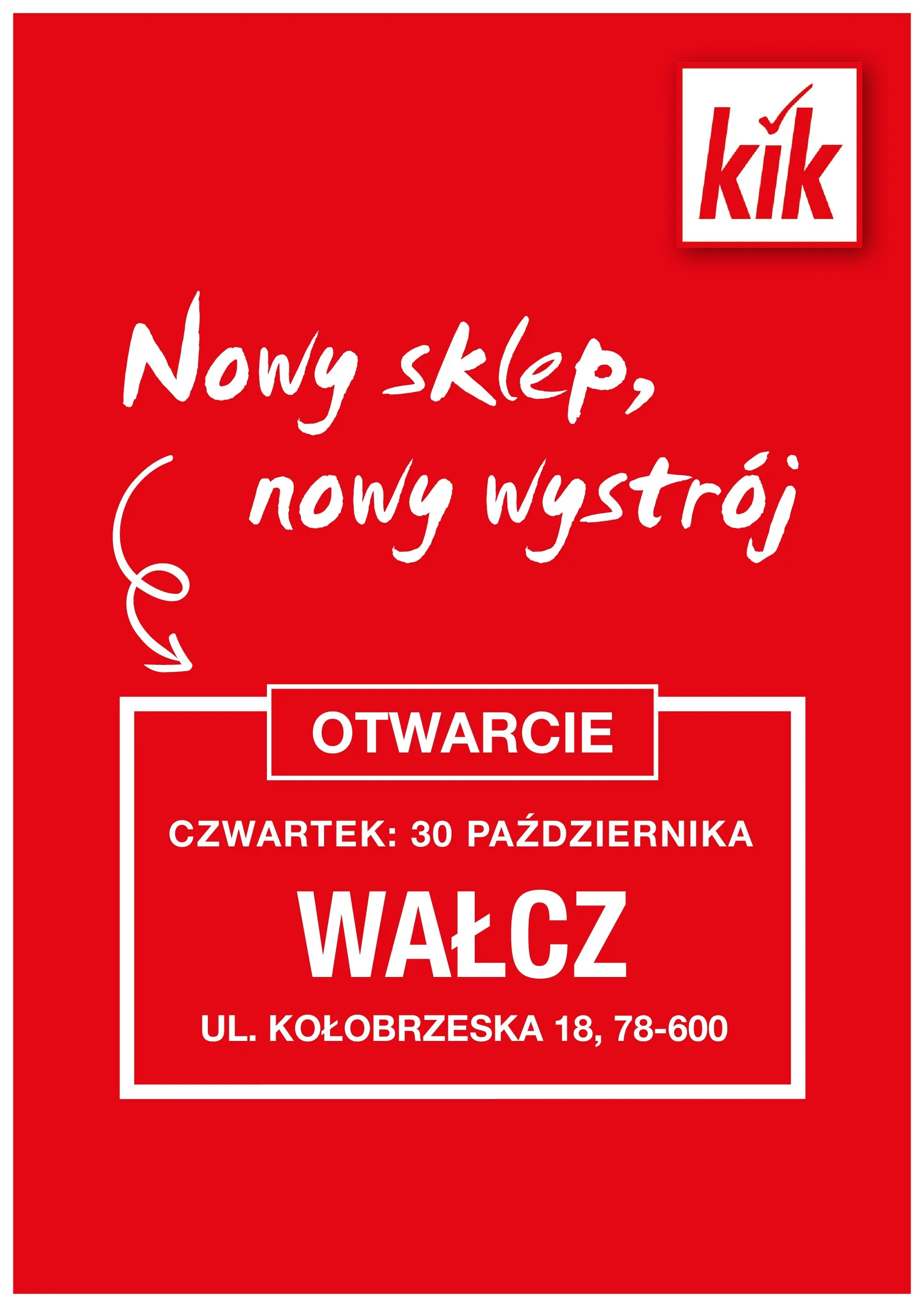 kik - Gazetka Kik - Walcz - ważna od 27.10. do 30.10.
