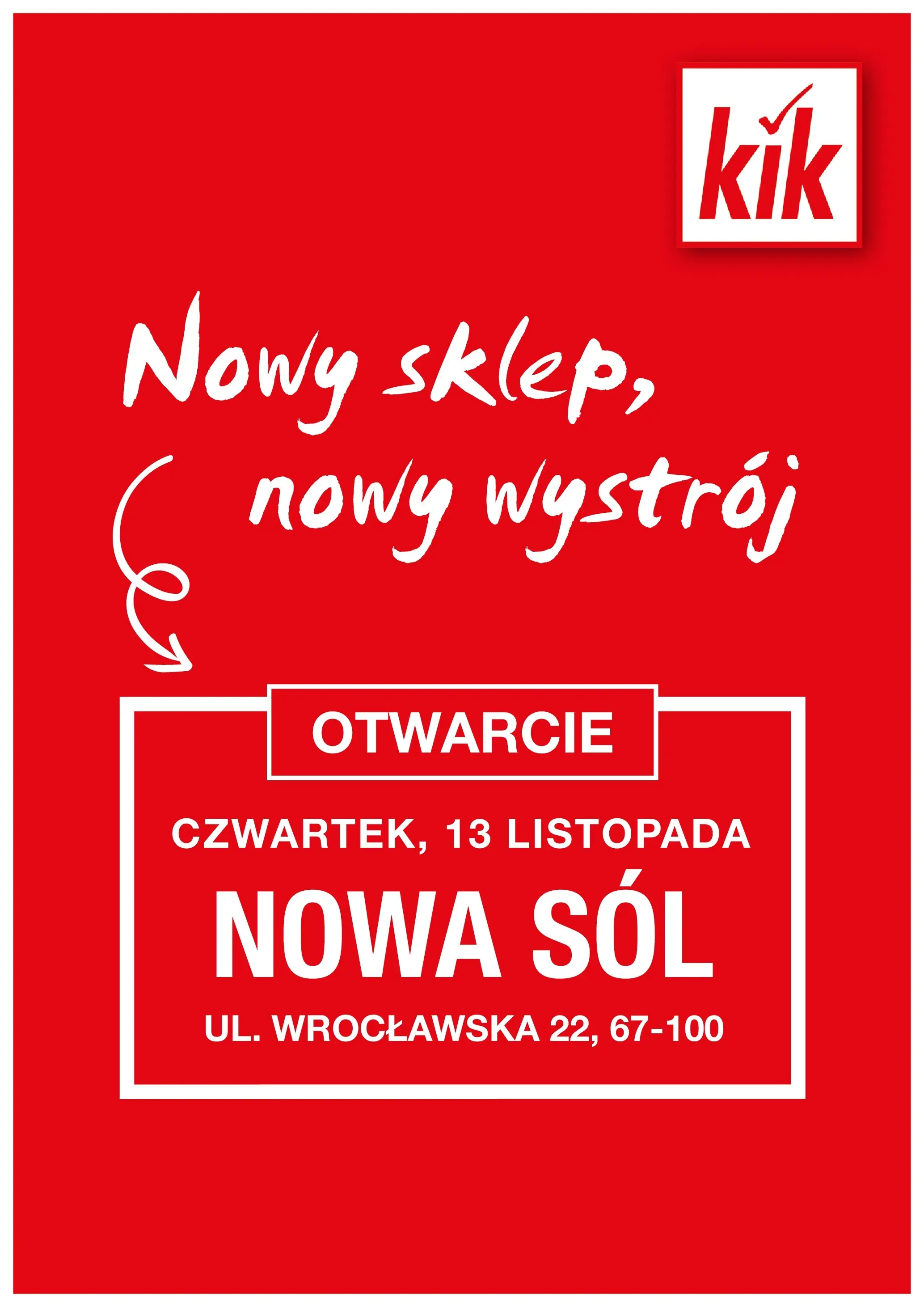 kik - Gazetka Kik - Nowa Sól - ważna od 13.11. do 13.11.
