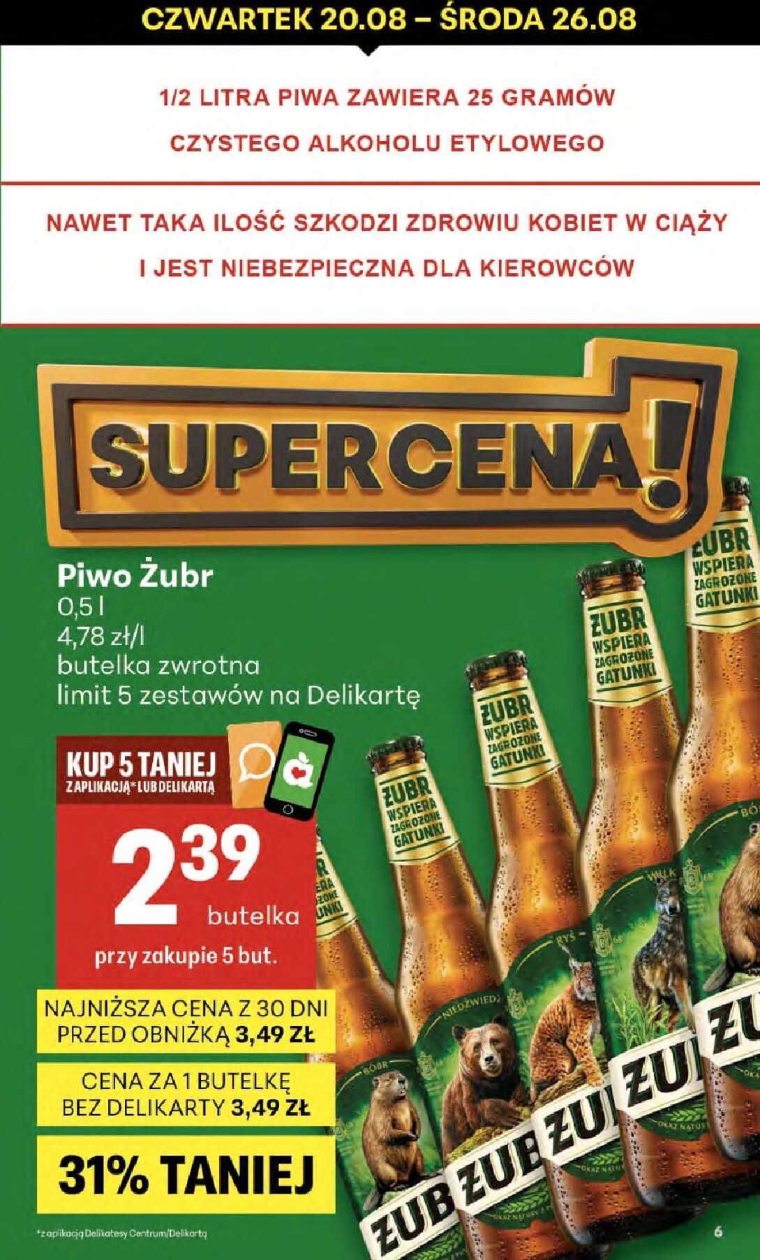 delikatesy-centrum - Aktualna gazetka Delikatesy Centrum ważna od 20.08.2026 do 26.08.2026 - page: 6