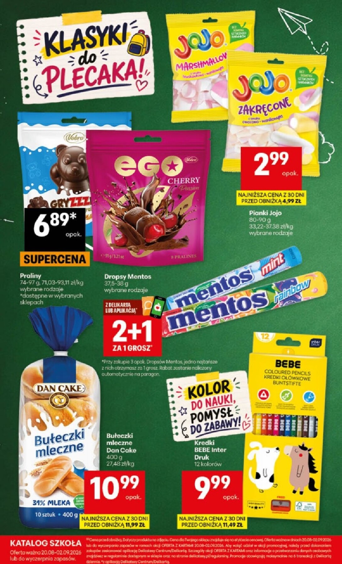 delikatesy-centrum - Aktualna gazetka Delikatesy Centrum - Katalog Szkoła ważna od 20.08.2026 do 02.09.2026 - page: 20