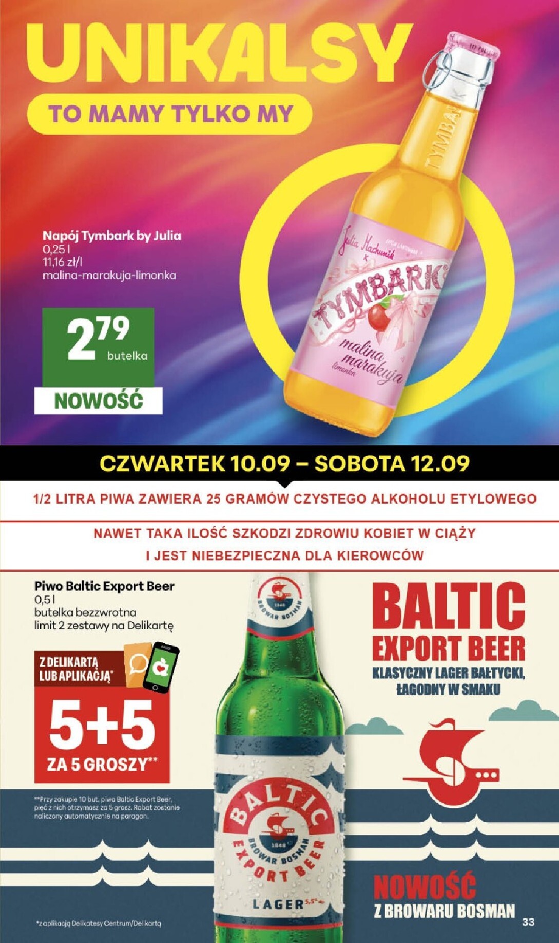 delikatesy-centrum - Nowa gazetka Delikatesy Centrum ważna od 10.09.2026 do 16.09.2026 - page: 33