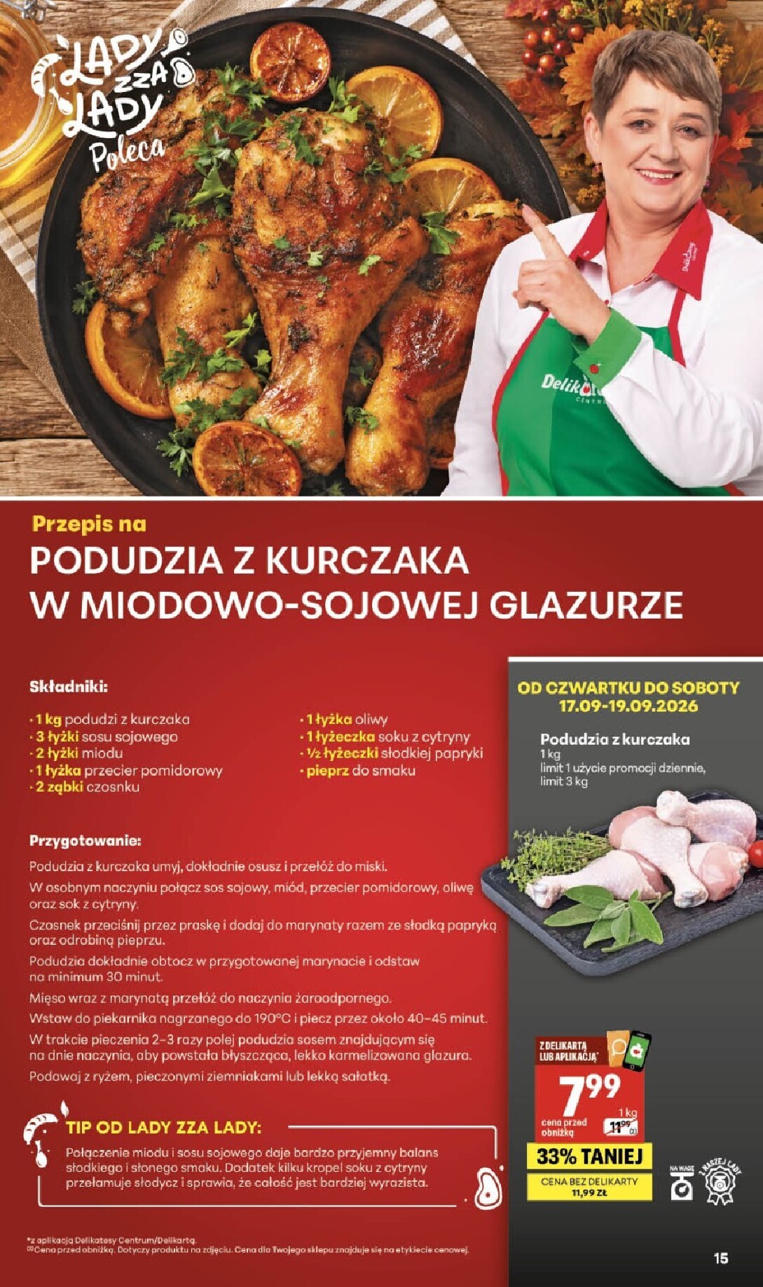 delikatesy-centrum - Nowa gazetka Delikatesy Centrum ważna od 17.09.2026 do 23.09.2026 - page: 15